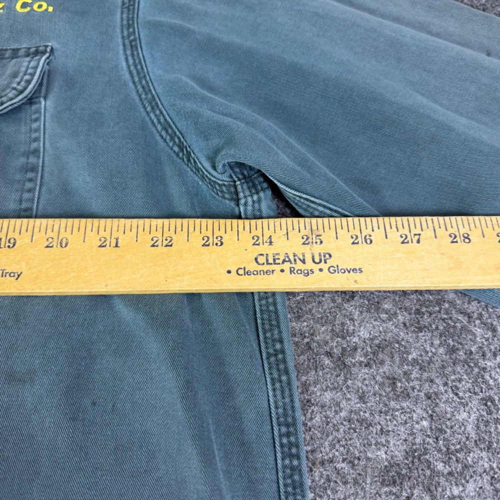 Carhartt Rugged Outdoor Wear Mens Work Shirt R.A. Schultz Co. Distressed XL - Picture 3 of 7